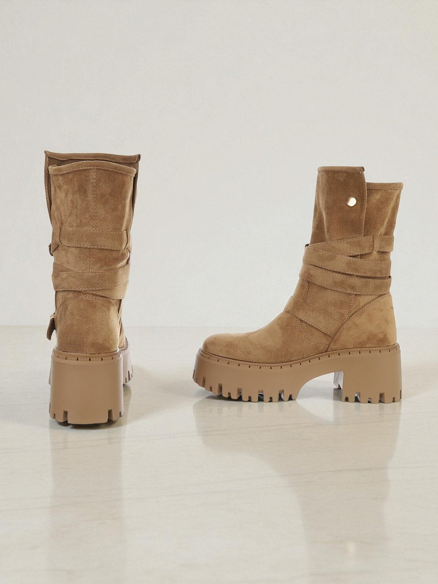 Bottines camel