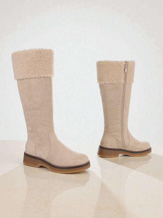 Bottes beige