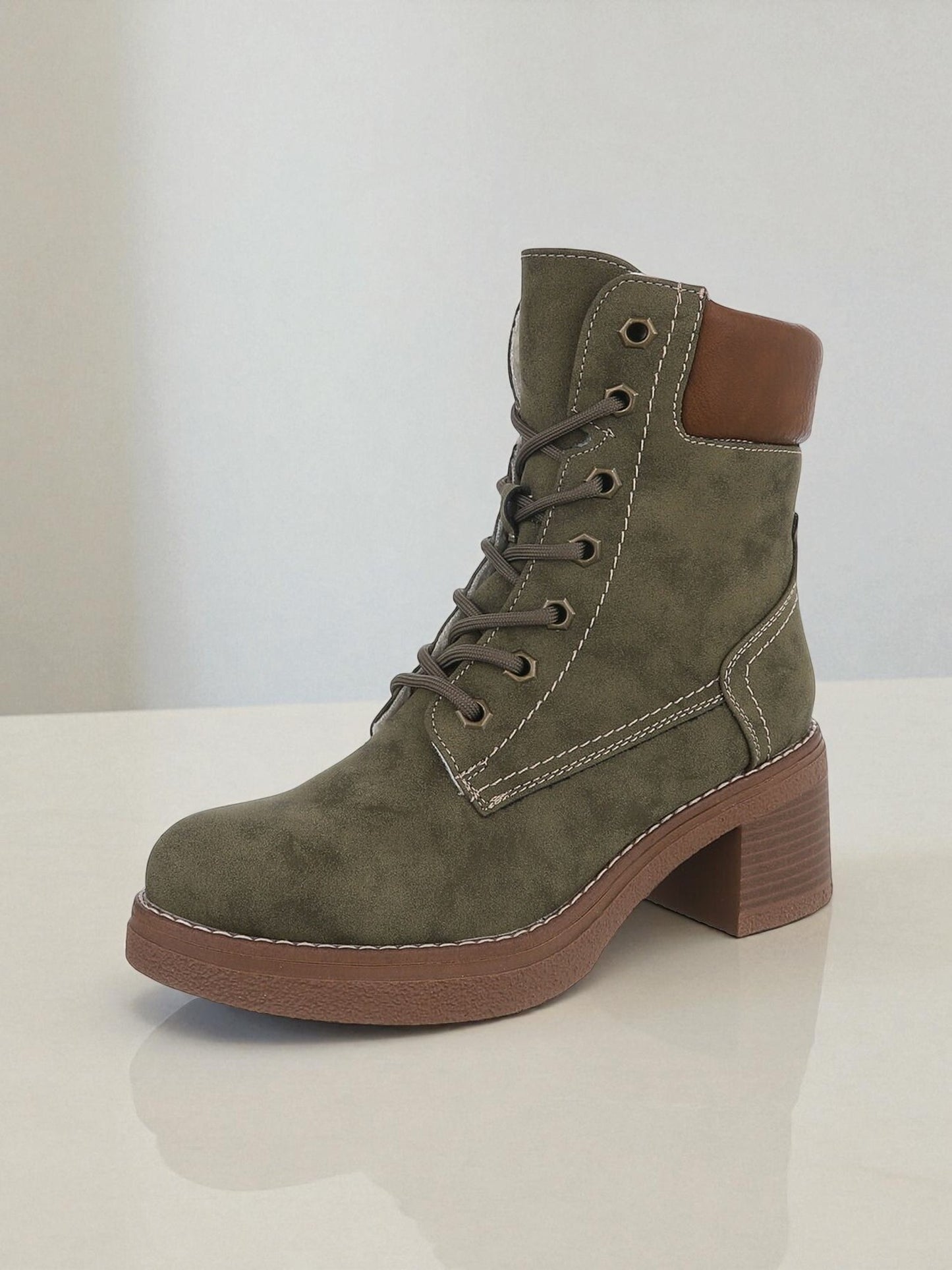 Bottines vertes