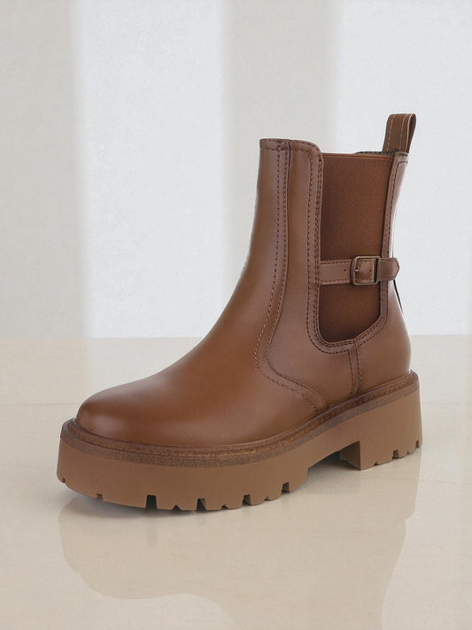 Bottines camel