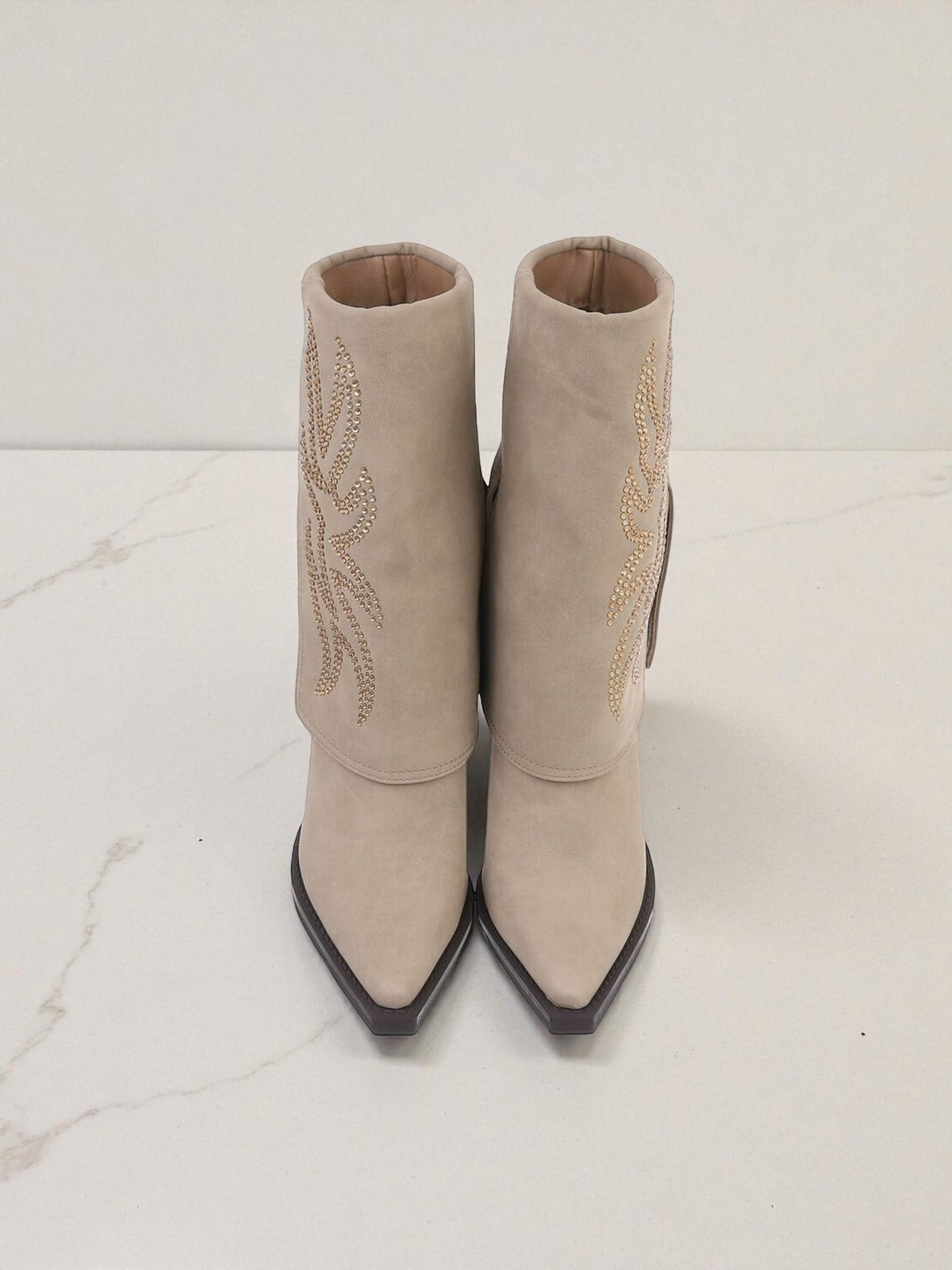 Bottines beige
