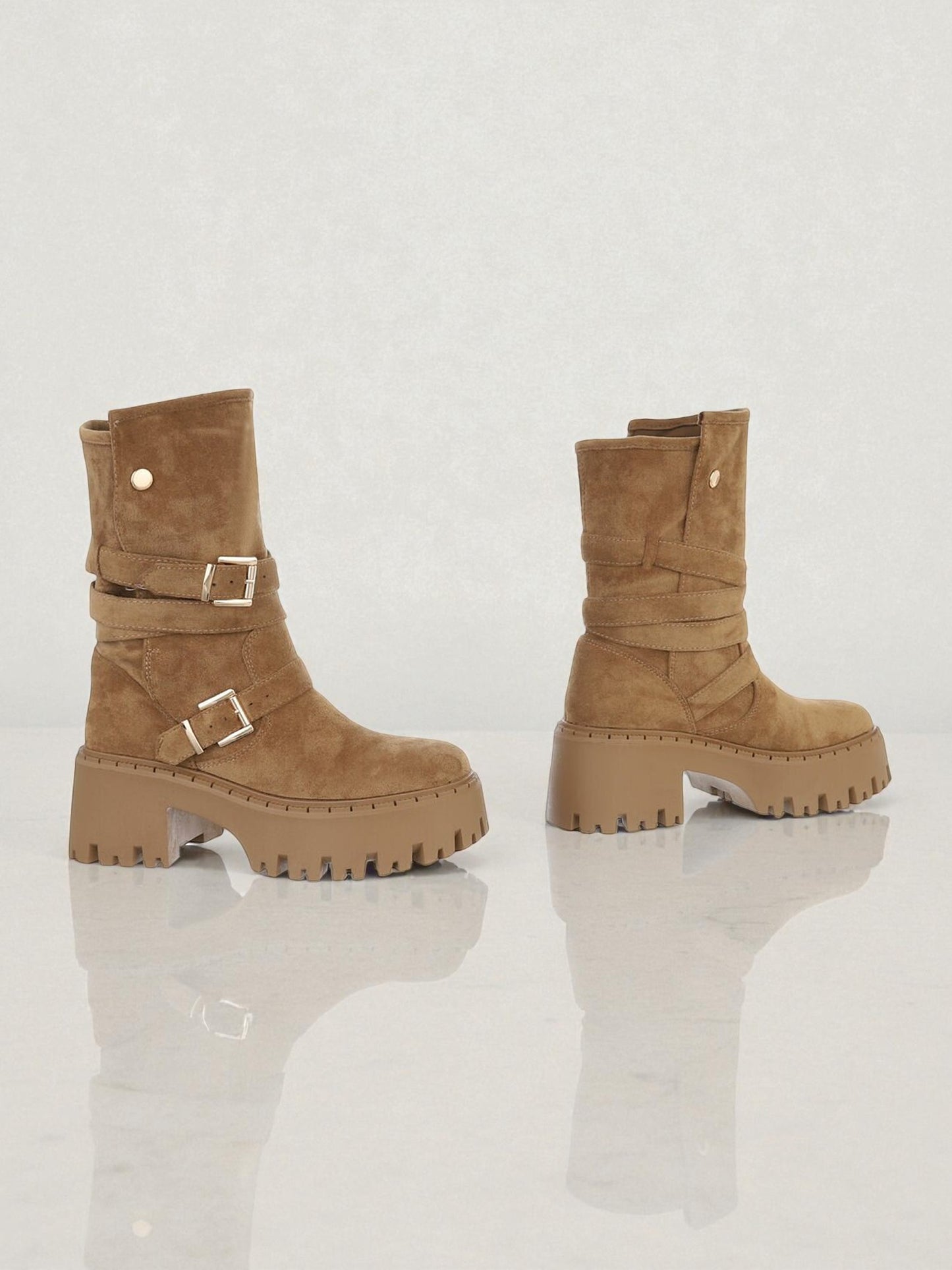 Bottines camel
