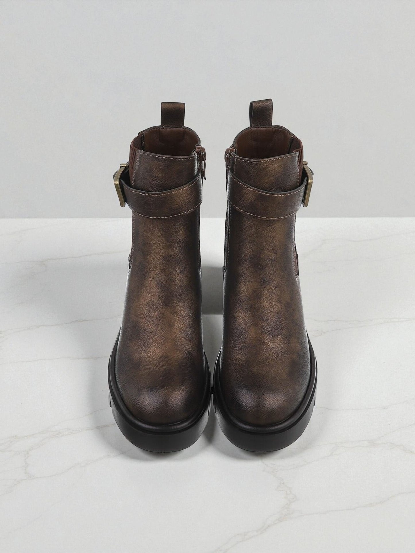 Bottines bronze