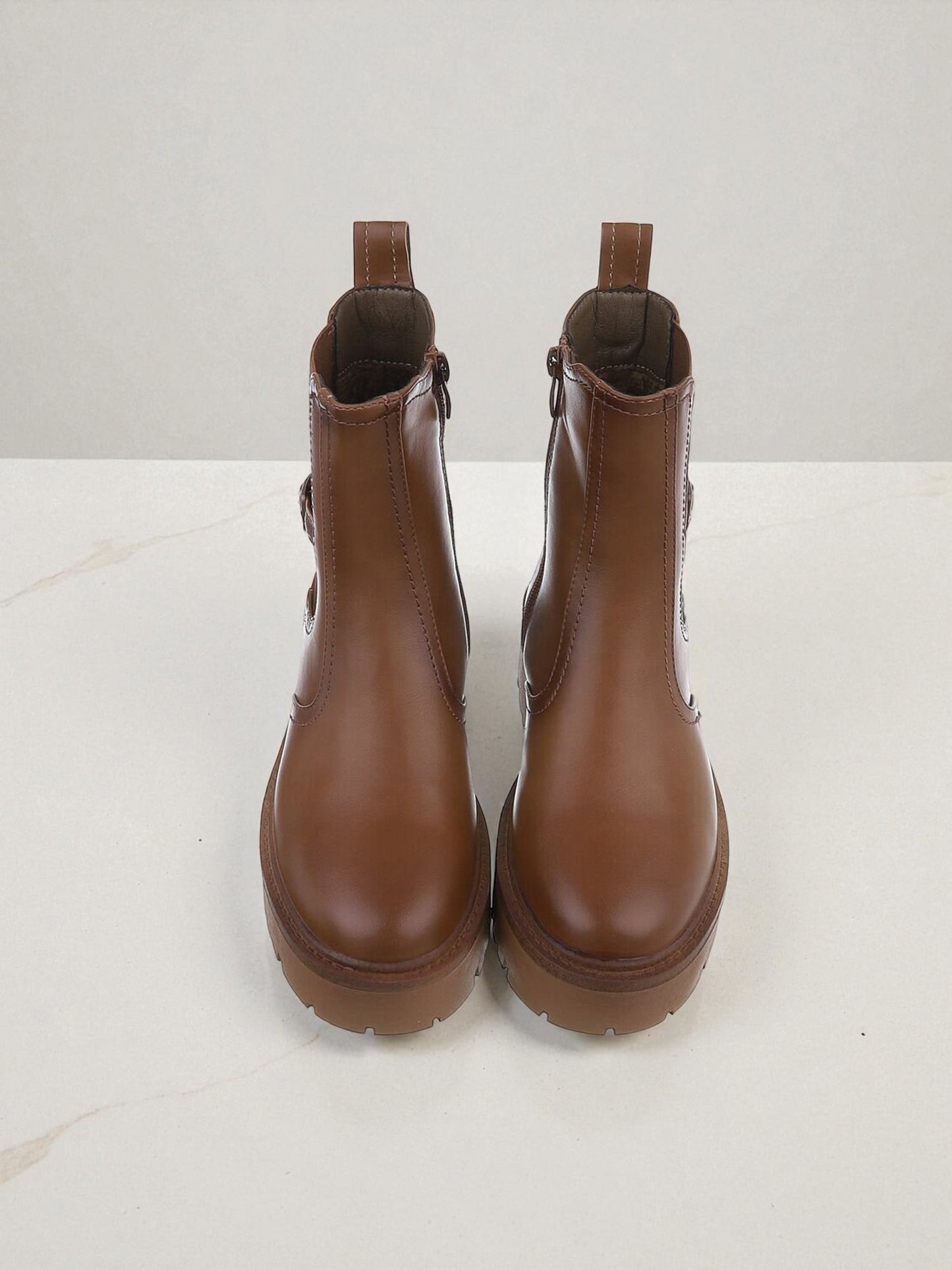 Bottines camel